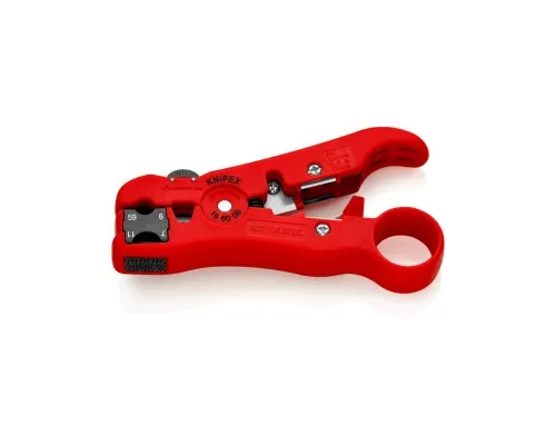 Съемник изоляции KNIPEX для коаксиального и дата-кабеля (16 60 06 SB)