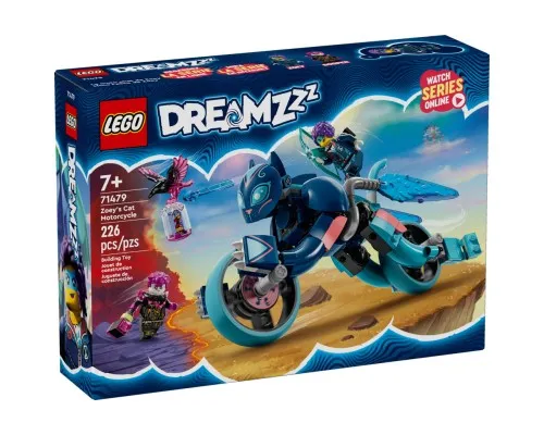 Конструктор LEGO DREAMZzz Котячий мотоцикл Зоуі (71479)