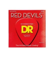 Струни для гітари DR Strings RED DEVILS Acoustic - Light (12-54) (RDA-12)
