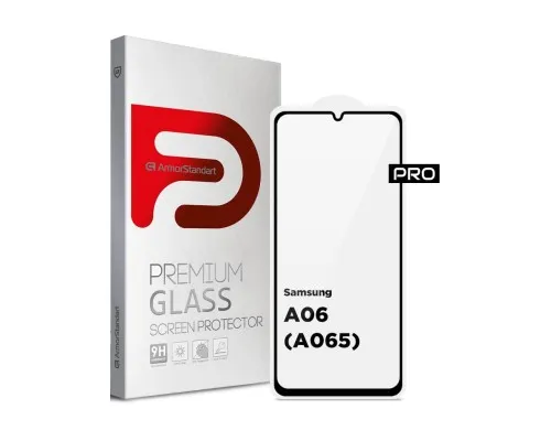 Скло захисне Armorstandart Pro Samsung A06 (A065) Black (ARM80170)