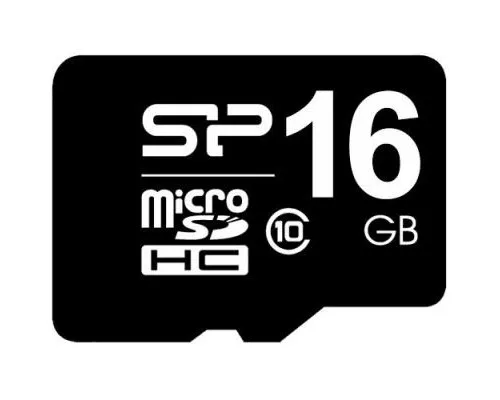 Карта памяті Silicon Power 16Gb microSDHC UHS-I class 10 (SP016GBSTHBU1V10SP)