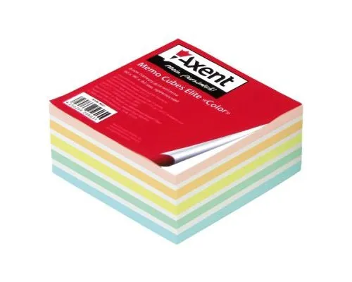 Бумага для заметок Axent Elite Color 90Х90Х40мм, unglued (8026-А)