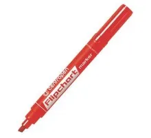 Маркер Centropen Flipchart 8560 1-4,6 мм, chisel tip, red (8560/02)