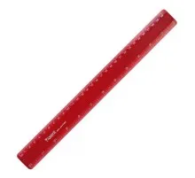 Линейка Axent plastic, 30cm, matt, burgundy (7530-04-А)