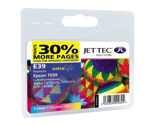 Картридж Jet Tec Epson Stylus C41/C43/C45 Color (110E003913)