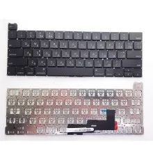 Клавіатура ноутбука Apple Macbook Pro 13" A2289 черна UA (A46175)