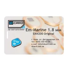Смарт-карта EM-Marine 1,8 мм Clamshell (Original EM4200 чип) (01-029)