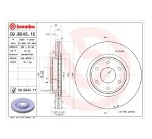 Тормозной диск Brembo 09.B545.11