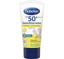 Детский крем Bubchen Sensitive для лица SPF 50+ 50 мл (3101073)