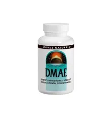 Амінокислота Source Naturals DMAE (діметіламіноетанол) 351мг, 200 капсул (SNS-01583)