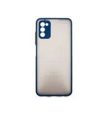 Чехол для мобильного телефона Dengos Matt Samsung Galaxy A03s blue (DG-TPU-MATT-86)