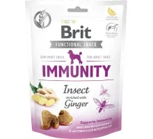 Ласощі для собак Brit Care Immunity комахи з імбиром 150 г (8595602539970)