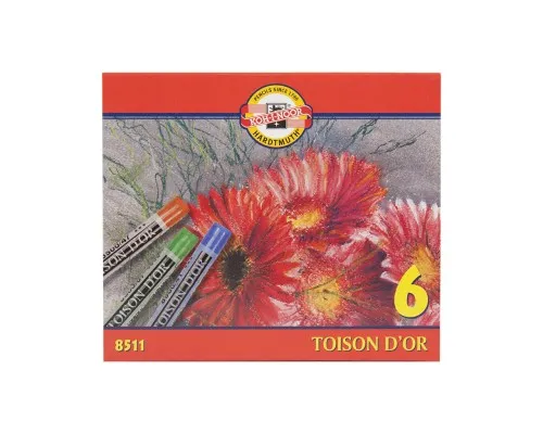 Пастель Koh-i-Noor суха Toison D'or 6 кольорів (8511)