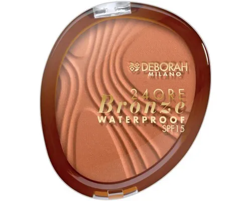 Пудра для обличчя Deborah 24Ore Bronzer Waterproof SPF15 01 - Light Rose (8009518364897)