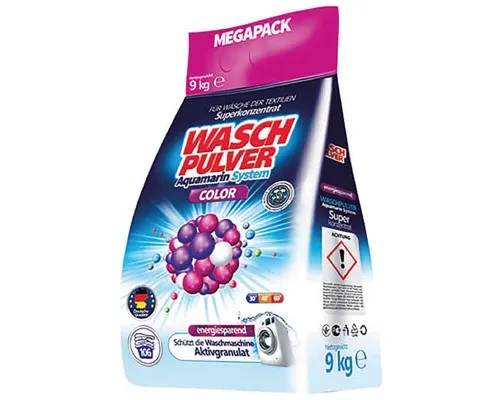 Пральний порошок Wasch Pulver Color 9 кг (4260418932201)