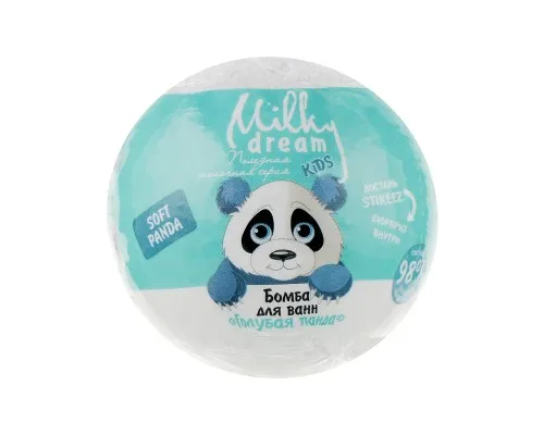 Бомбочка для ванни Milky Dream Kids Блакитна панда 100 г (4820205301711)