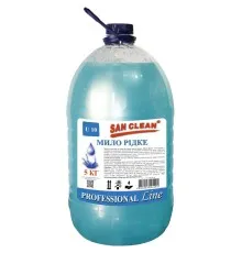 Рідке мило San Clean Блакитне 5 кг (4820003544402)