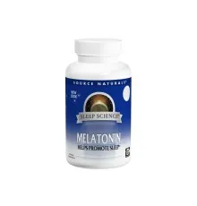 Аминокислота Source Naturals Мелатонин 1мг, Sleep Science, 200 таблеток (SN0720)