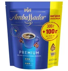 Кофе AMBASSADOR Premium растворимый 400 г (am.53444)