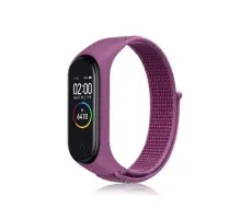 Ремінець до фітнес браслета BeCover Nylon Style для Xiaomi Mi Smart Band 5/6 Purple (705429)