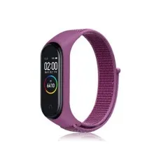 Ремешок для фитнес браслета BeCover Nylon Style для Xiaomi Mi Smart Band 5/6 Purple (705429)