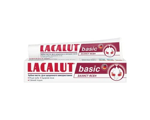 Зубна паста Lacalut Basic Захист ясен 75 мл (4016369961605)