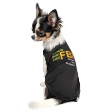 Борцівка для тварин Pet Fashion "FBI" S чорна (4823082420230)