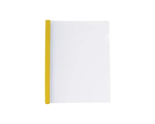 Папка-скоросшиватель Economix А4 с планкой-зажимом 10 мм (2-65 листов), желтая (E31205-05)