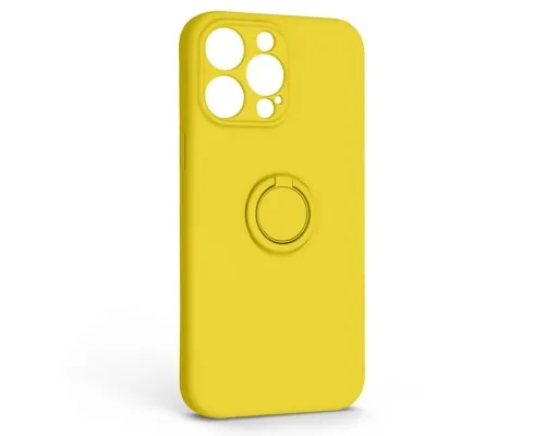 Чохол до мобільного телефона Armorstandart Icon Ring Apple iPhone 14 Pro Max Yellow (ARM68722)