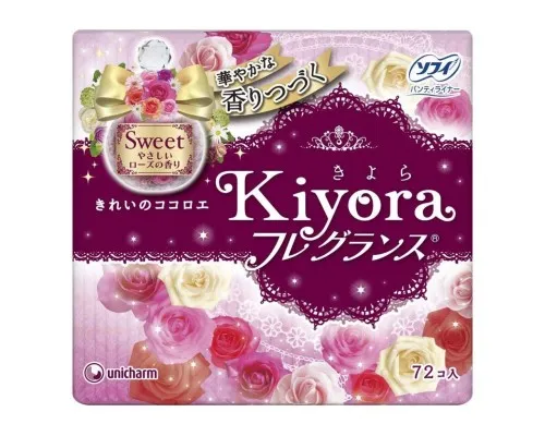 Ежедневные прокладки Sofy Kiyora Sweet 72 шт. (4903111375677)
