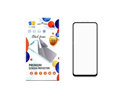 Скло захисне Drobak Poco F5 Pro (Black) (535314) (535314)