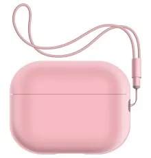Чохол для навушників Armorstandart Silicone Case with straps для Apple Airpods Pro 2 Pink (ARM68616)