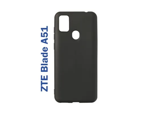 Чохол до мобільного телефона BeCover ZTE Blade A51 Black (706939)