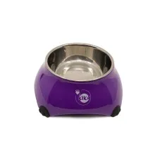 Посуд для котів KIKA Миска 4-PAW S фіолетова (SDML991031SV)