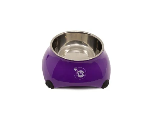 Посуд для котів KIKA Миска 4-PAW S фіолетова (SDML991031SV)