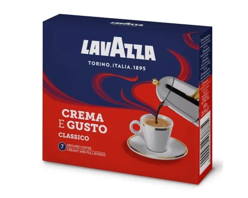 Кава Lavazza Crema&Gusto Dolce мелена 2х250 г (8000070038875)
