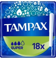 Тампоны Tampax Super с аппликатором 18 шт. (8006540716625)