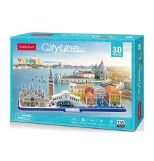 Пазл Cubic Fun Трехмерная головоломка-конструктор City Line Венеция (MC269h)