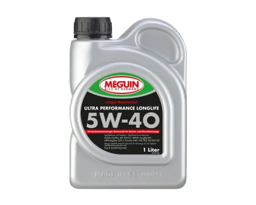 Моторное масло Meguin ULTRA PERFORMANCE LONGLIFE SAE 5W-40 1л (4361)