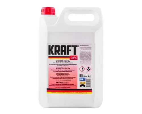Антифриз KRAFT G12/G12+  -35 (красный) 5л (KF110)