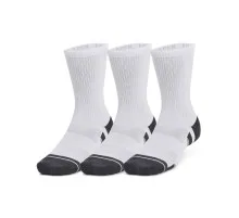 Шкарпетки Under Armour 1379512-100 Performance Tech 3 пари Crew білий XL (196883986767)