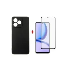 Чехол для мобильного телефона Dengos Kit for Realme C53 case + glass (Black) (DG-KM-47)