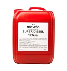 Моторное масло NORVEGO SUPER DIESEL 15W40 10л