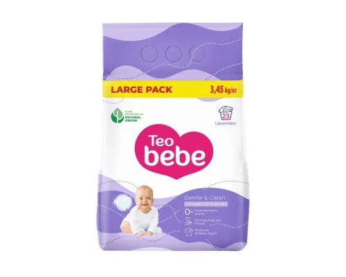 Стиральный порошок Teo bebe Gentle & Clean Lavender 3.45 кг (3800024048463)