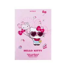 Кольоровий картон Kite А4 двосторонній Hello Kitty 10 аркушів (HK24-255)