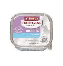 Вологий корм для кішок Animonda Integra Protect Diabetes при діабеті з лососем (4017721866880)