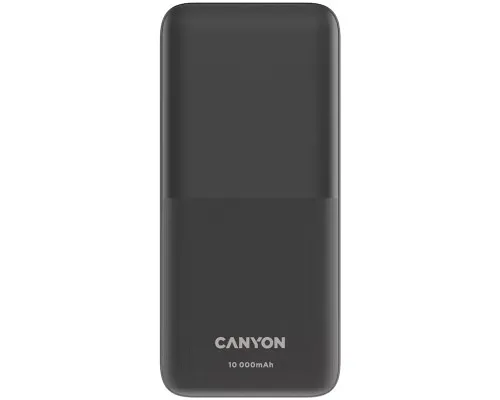 Батарея универсальная Canyon PB-1010 10000 mAh PD/22.5W QC/3.0 Black (CNE-CPB1010B)