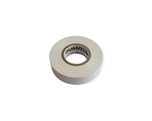 Ізоляційна стрічка Quantum white shinny 18мм/30м (QM-EIT130WS-18/30)
