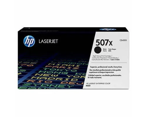 Картридж HP CLJ  507X blackXL, для Enterprise 500 ColorM551 (CE400X)