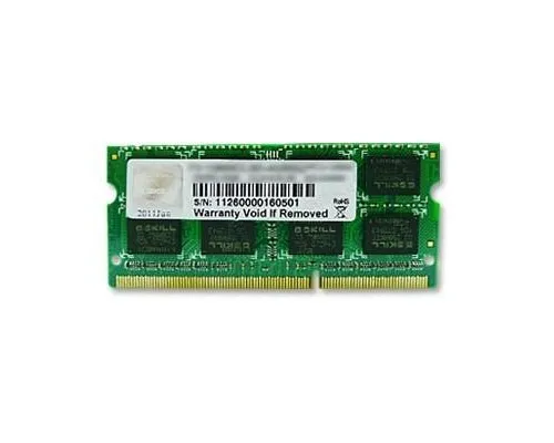 Модуль памяти для ноутбука SoDIMM DDR3 8GB 1333 MHz G.Skill (F3-10666CL9S-8GBSQ)